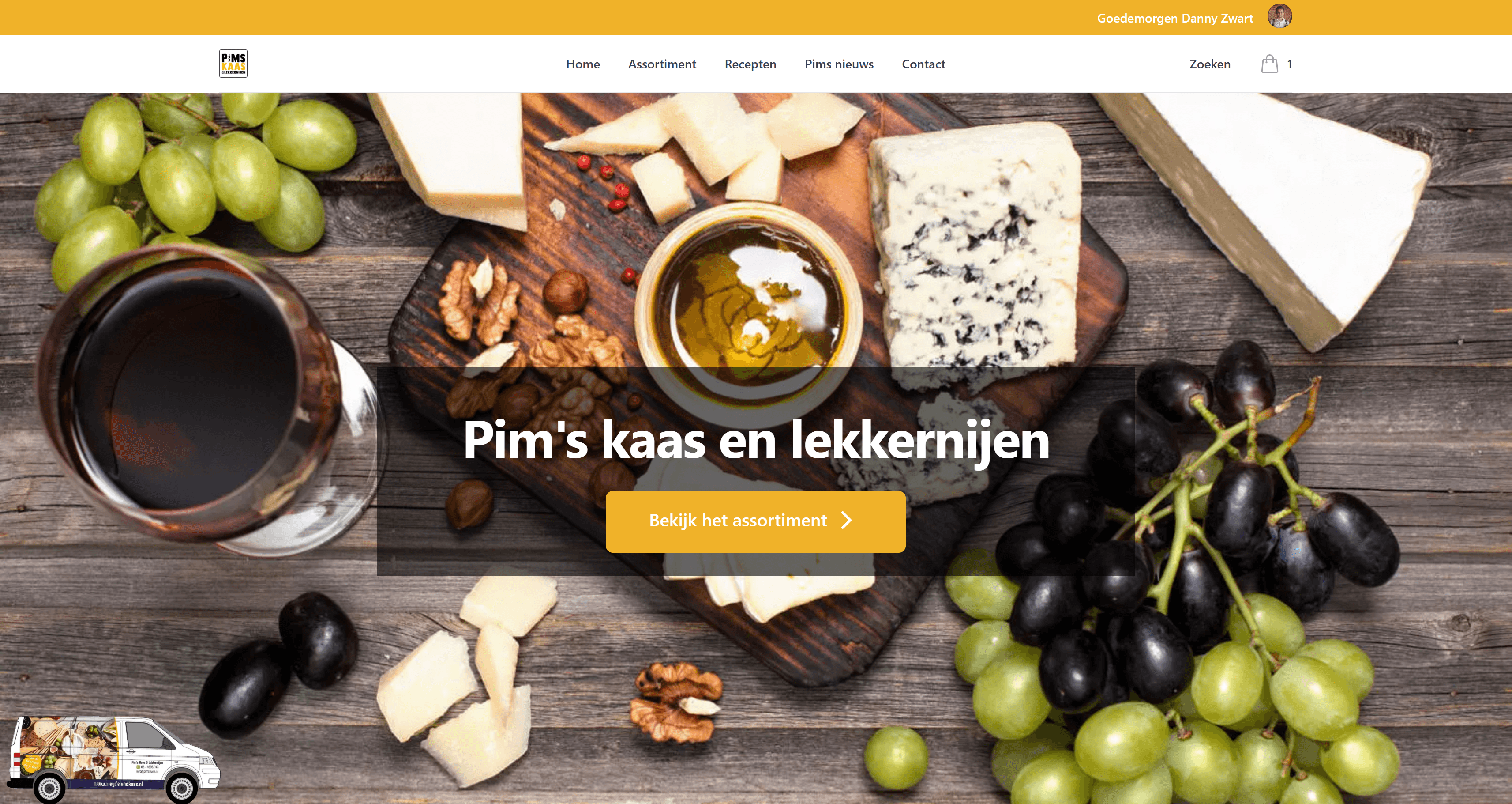 Pims kaas custom home page